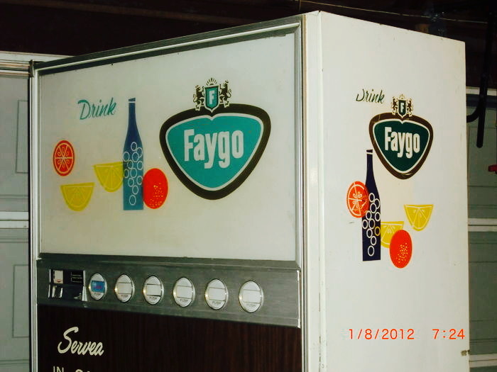 Faygo Beverages Inc - VINTAGE FAYGO VENDING MACHINE